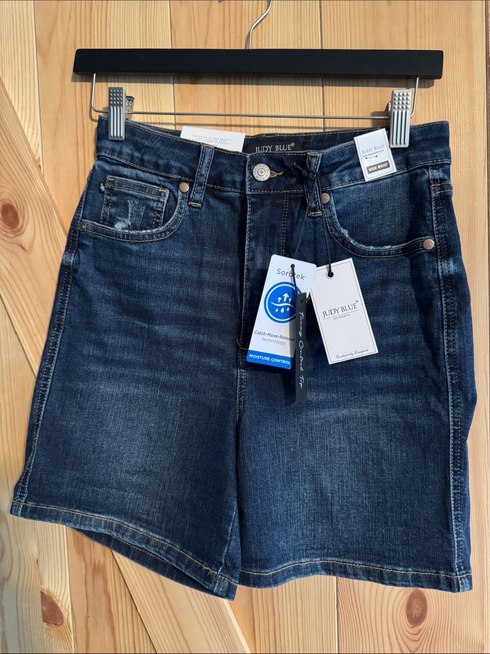 Judy Blue Dark Indigo Denim with Branded Tags